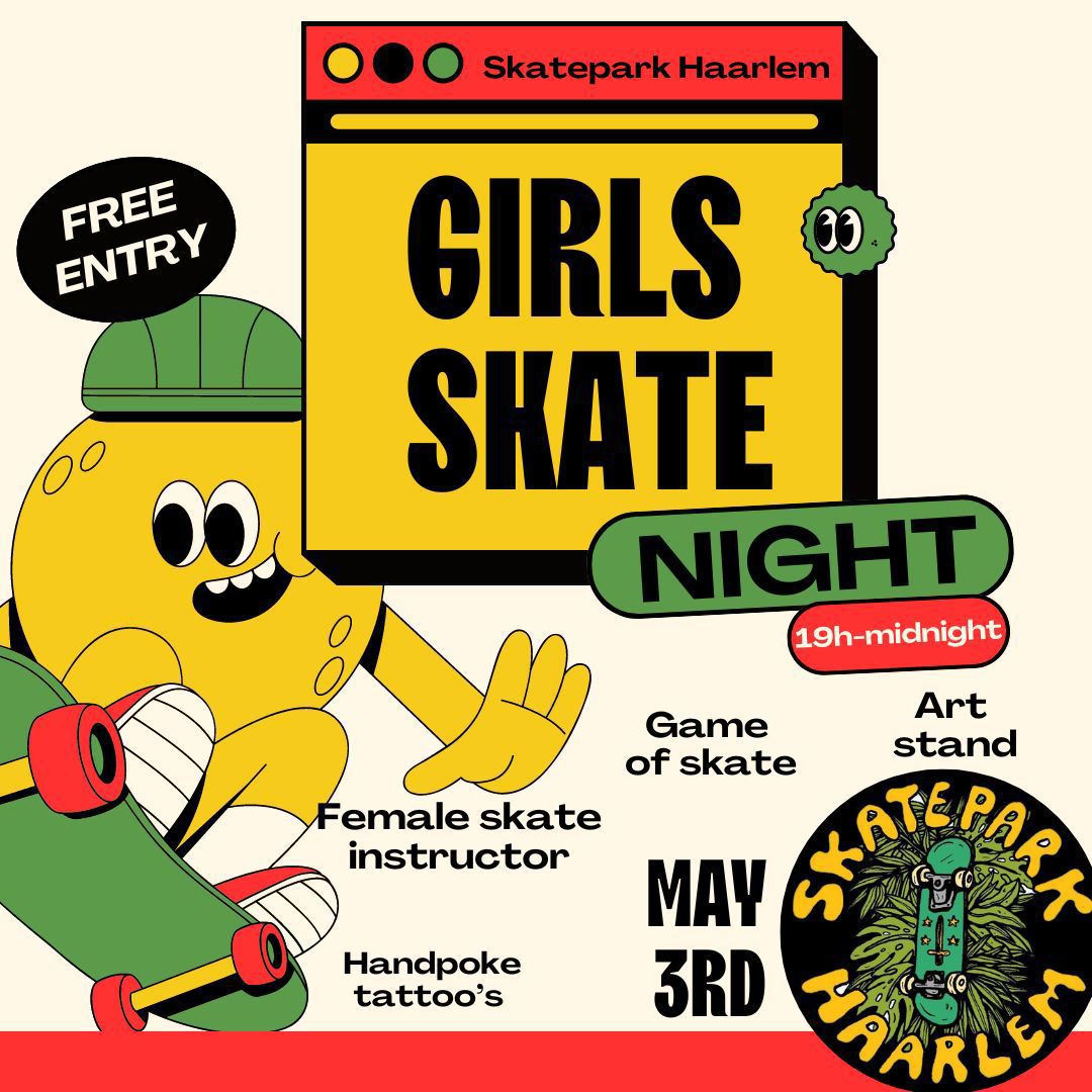 3 mei: Girls Skate Night
