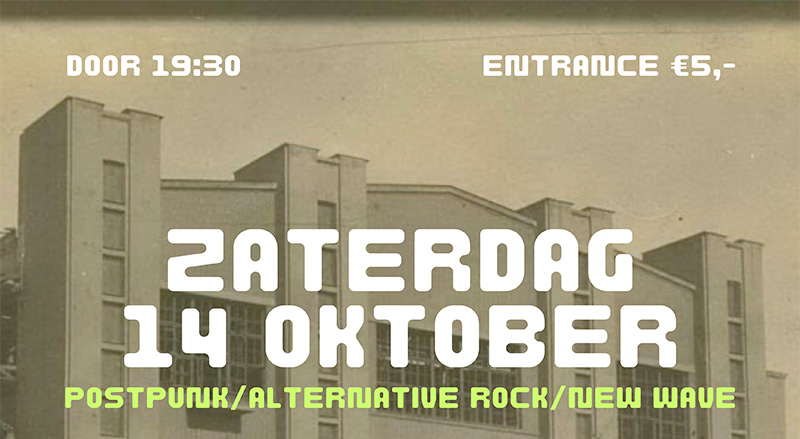 14 oktober: Broke, Noblesse & Where Siberia Ended in Skatepark Haarlem