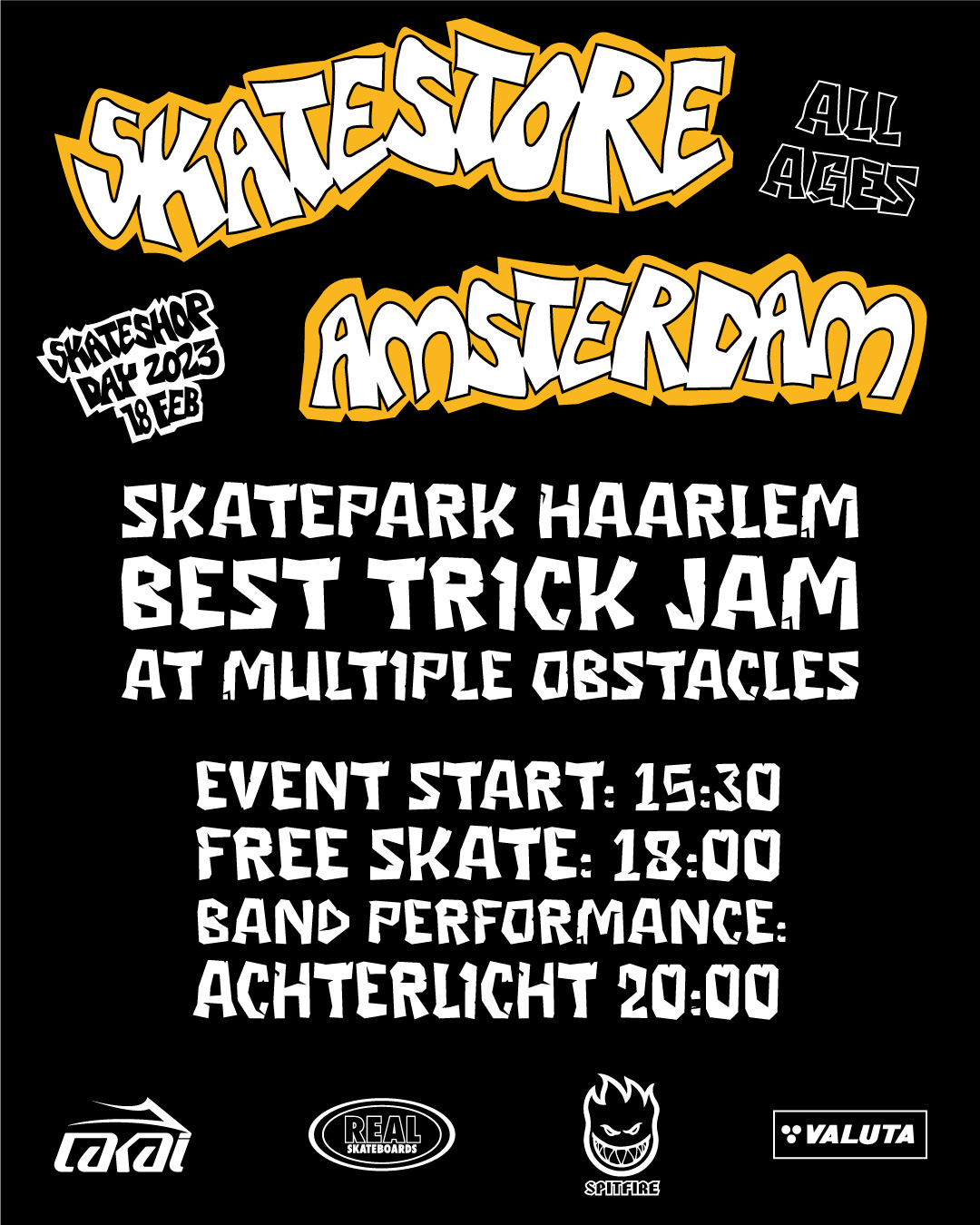 Best Trick Content Skatepark Haarlem flyer