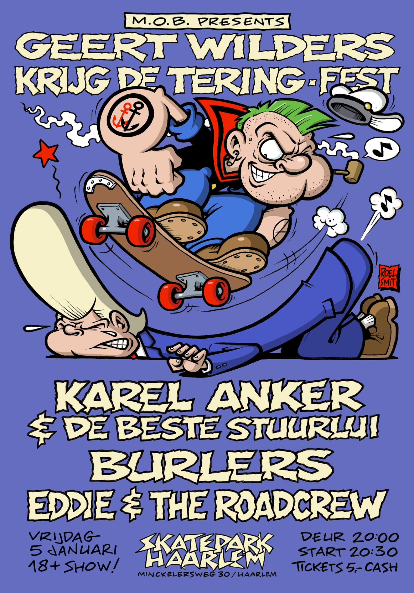 Karel Anker, Burlers & Eddie and The Roadcrew