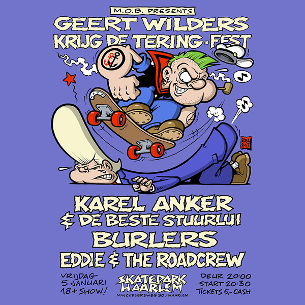 Karel Anker, Burlers & Eddie and The Roadcrew