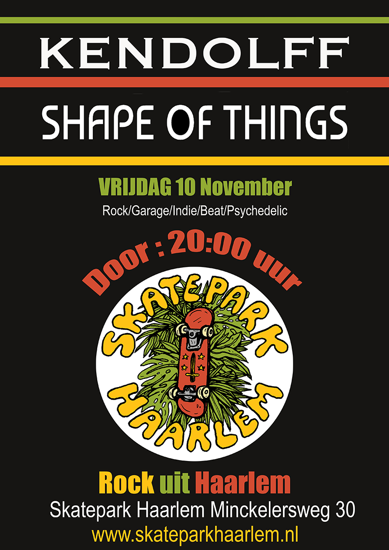 Kendolff & Shape of Things in Skatepark Haarlem op 10 november 2023