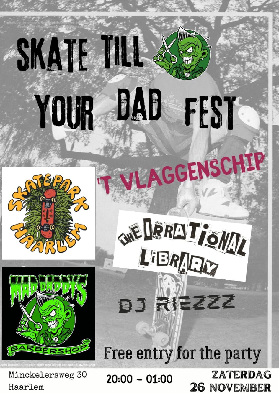 Mad Daddys Skatepark Haarlem fest