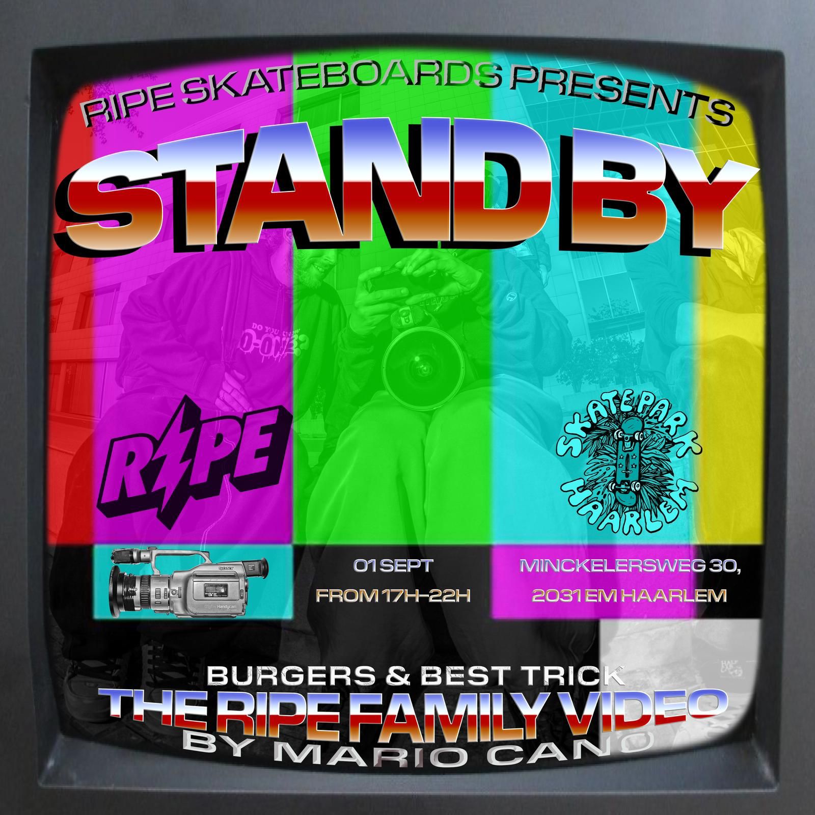 Ripe skateboards presents: STANDY BY video premiere + best trick