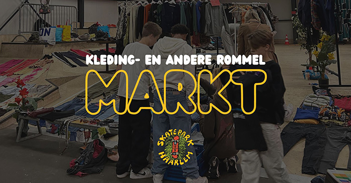 Rommelmarkt Skatepark Haarlem 28 januari