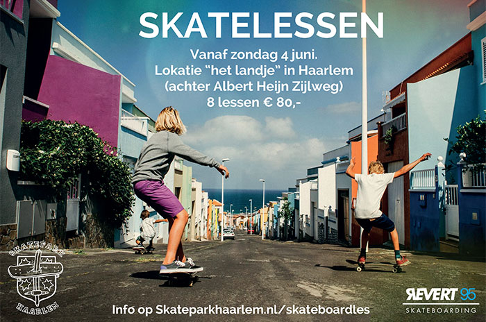 skateboardlessen Haarlem op het Landje