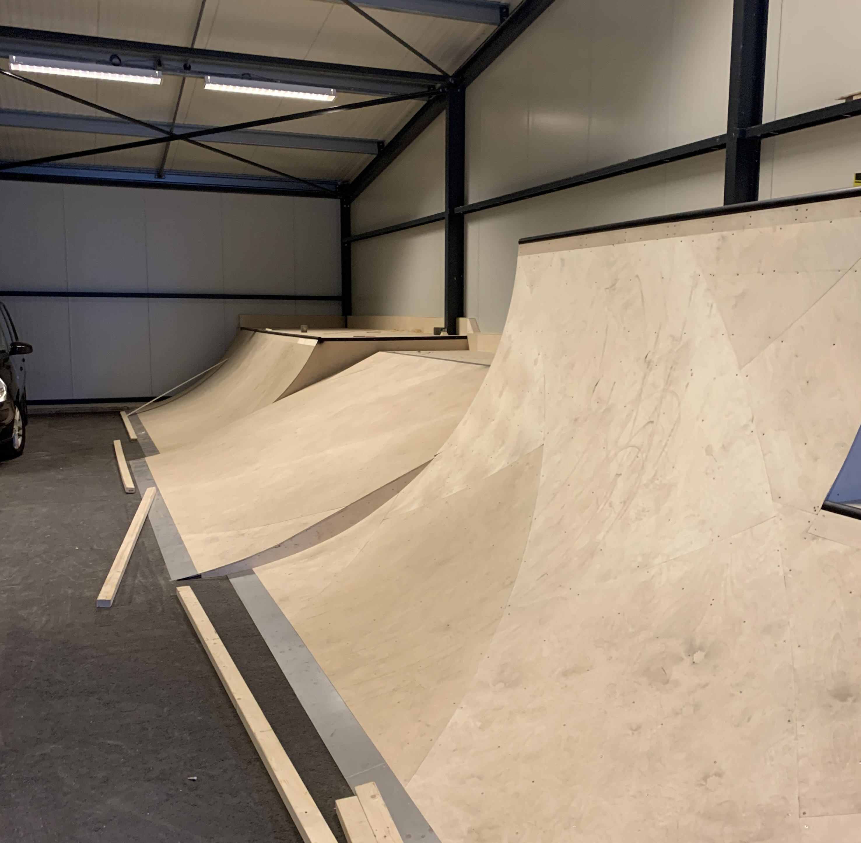 Skatepark Haarlem quarterpipe obstakels