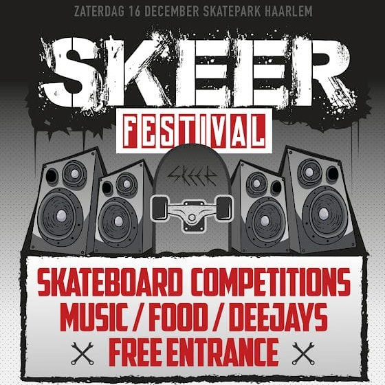 Skeer Skateboards Festival in Skatepark Haarlem